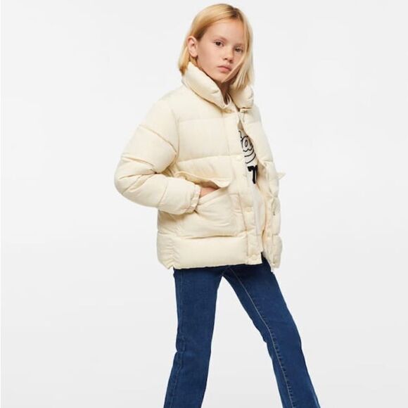 Mango Pocket quilted jacket size 9 - Picture 1 of 10